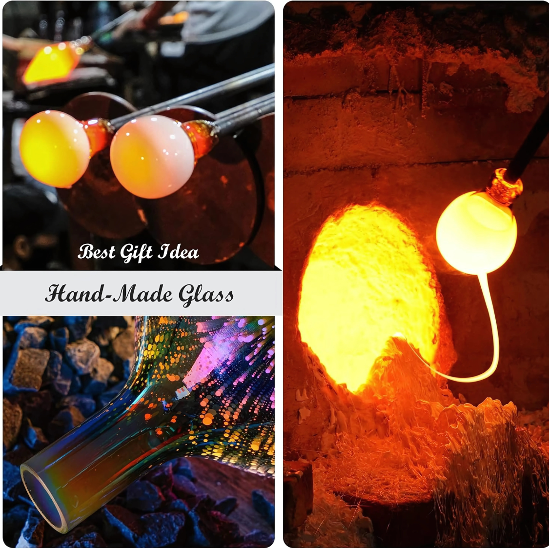 7-Color Glass Humidifier with Ambient Light