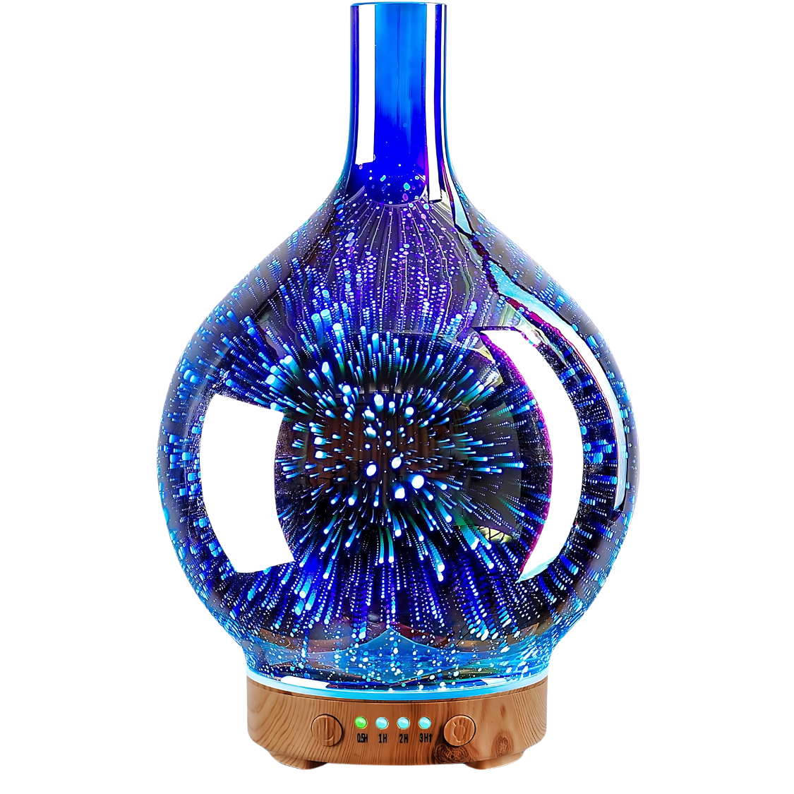 7-Color Glass Humidifier with Ambient Light
