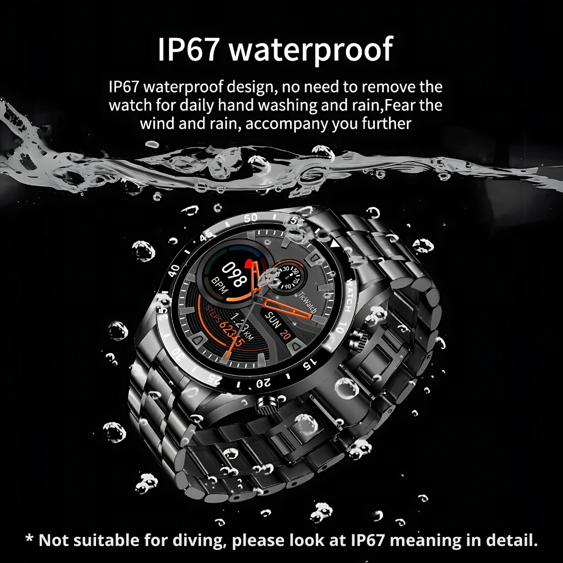 Stylish Round Smart Watch