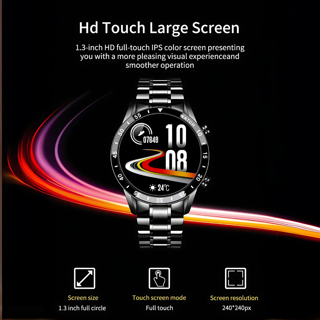Stylish Round Smart Watch