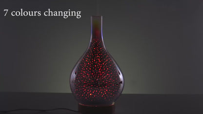 7-Color Glass Humidifier with Ambient Light